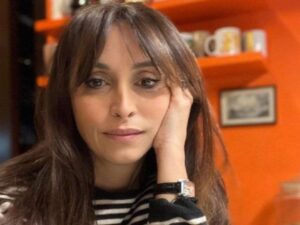selfie di benedetta parodi nella sua cucina