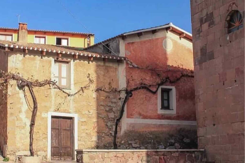 vista delle case di atzara