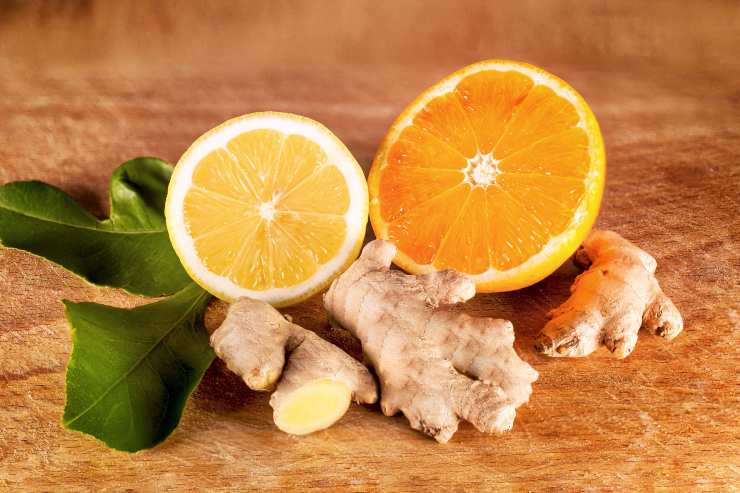 Limone, arancia e zenzero