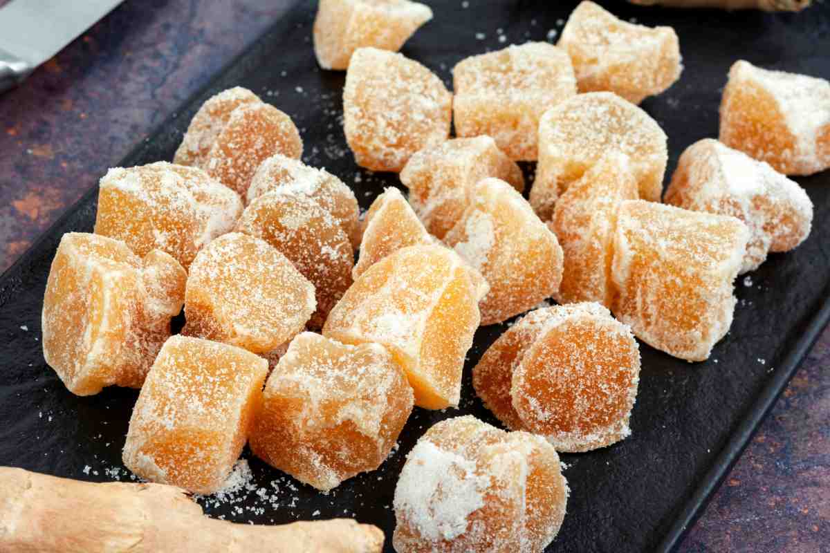 Caramelle zuccherate allo zenzero