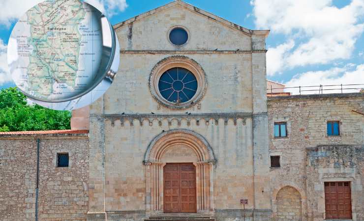 chiesa di santa maria di betlem- mappa sardegna