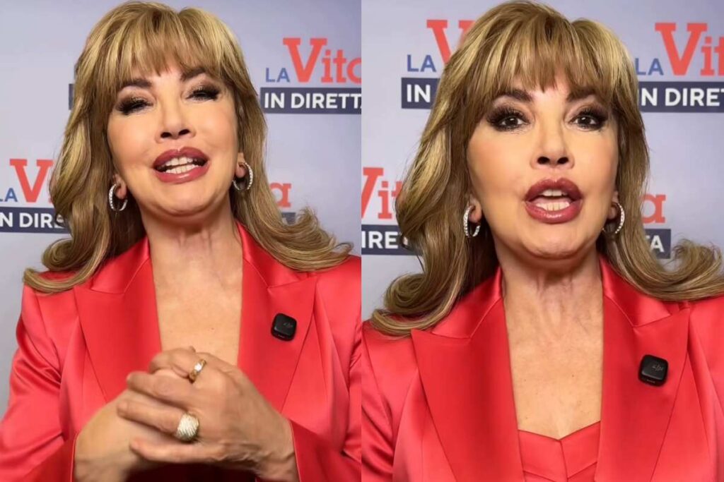 Milly Carlucci ospite a La Vita in Diretta