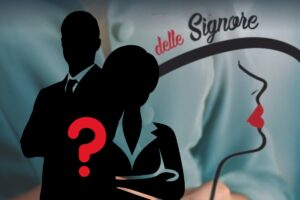 Il Paradiso delle Signore, sagome e interrogativo
