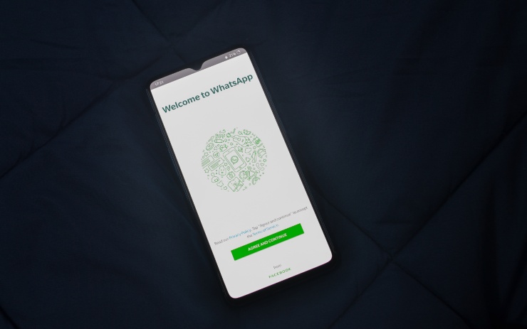 Schermata di attivazione WhatsApp