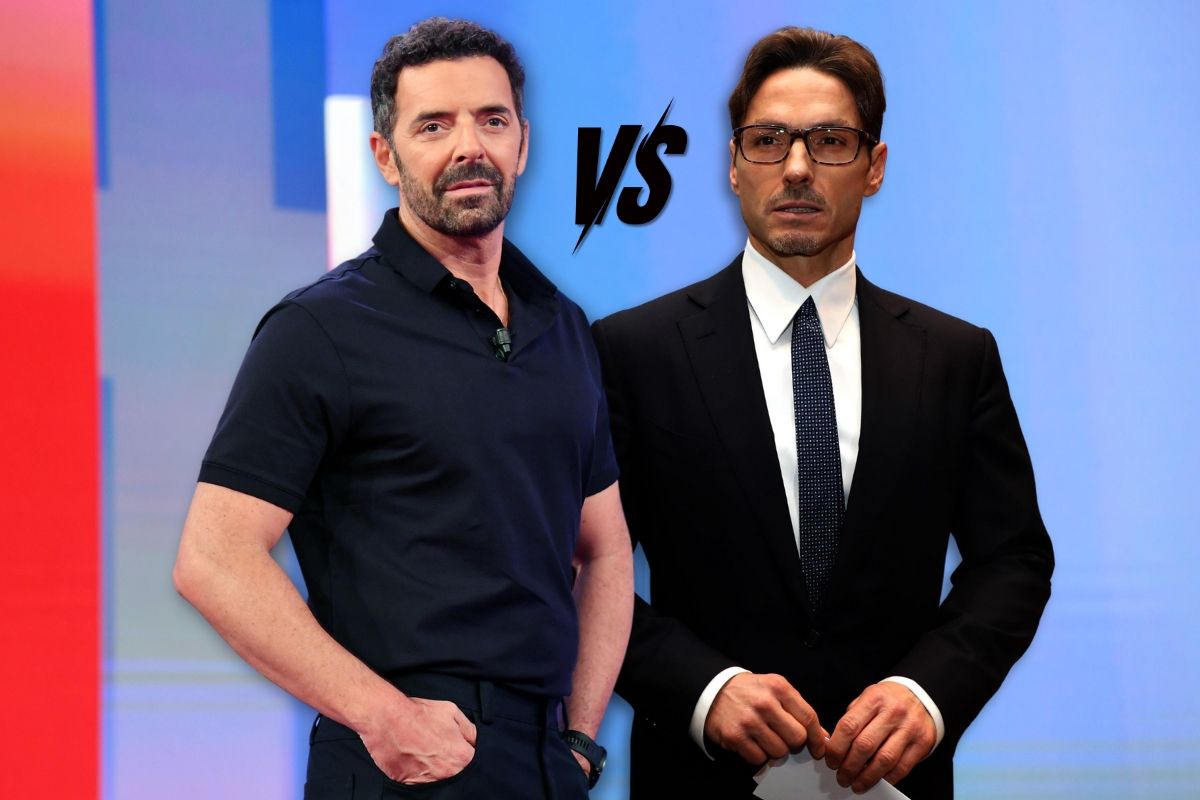 Alberto Matano e Pier Silvio Berlusconi