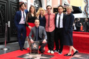 Cast di The Big Band Theory in posa