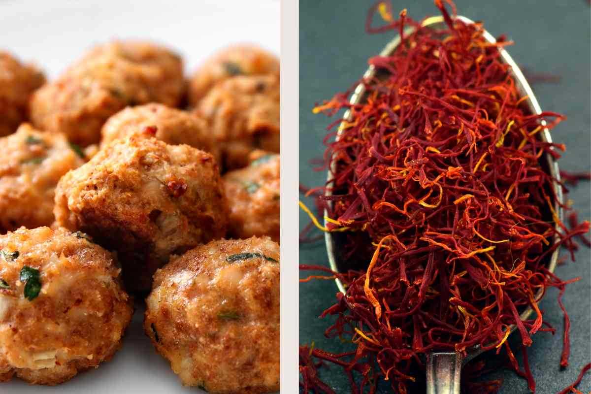 Polpette e zafferano