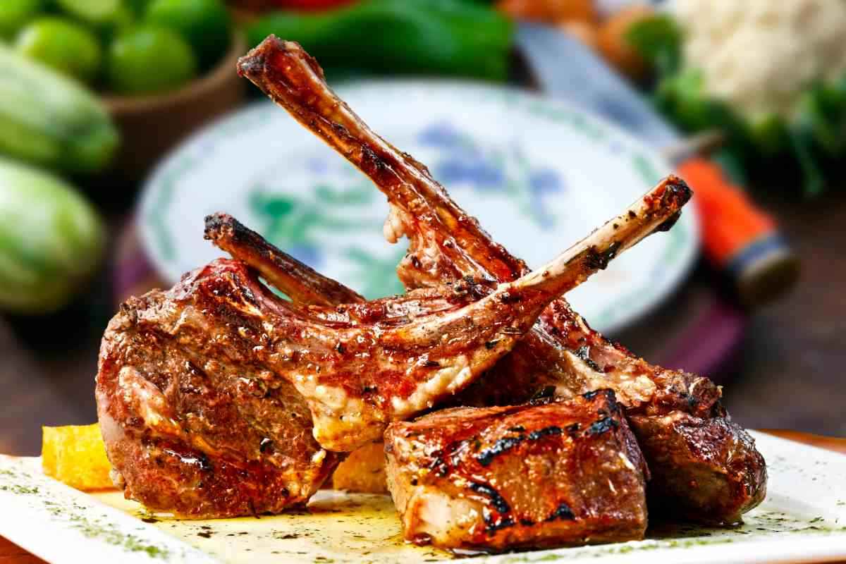 Agnello sardo nel piatto