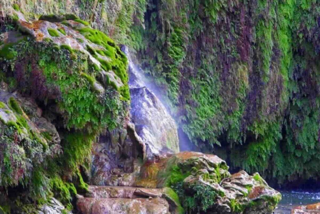 Sa Stiddiosa cascata nella vegetazione