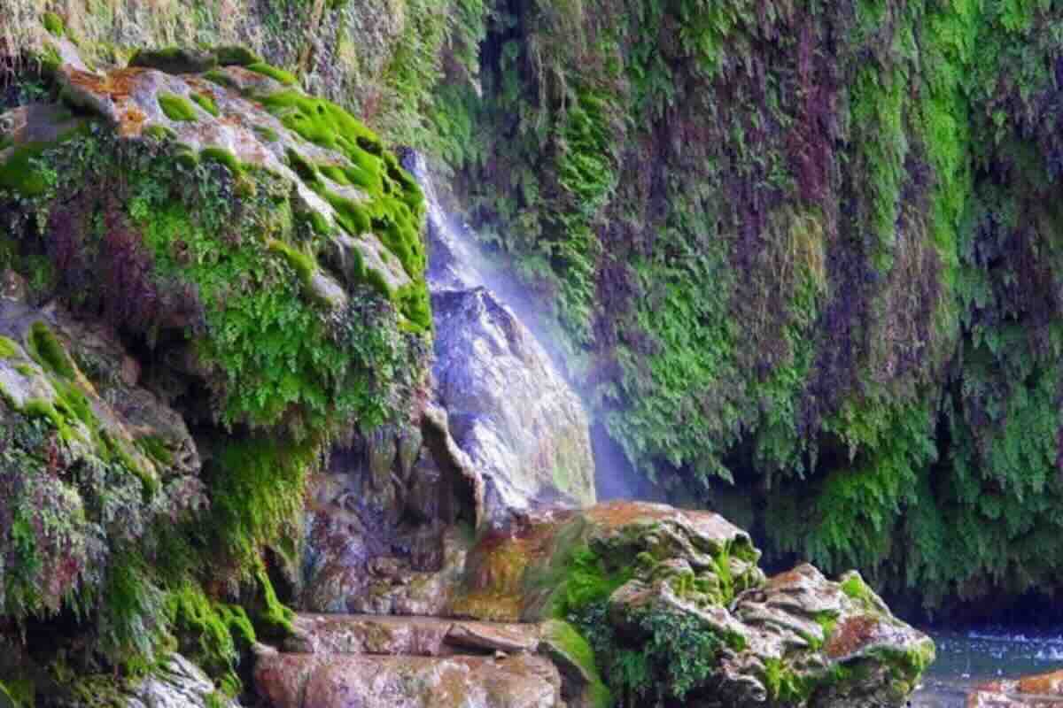Sa Stiddiosa cascata nella vegetazione