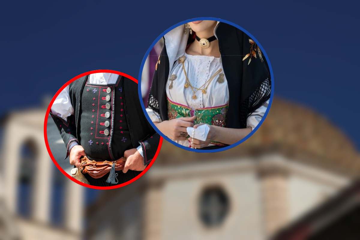 Abiti tradizionali sardi: versione maschile e versione femminile