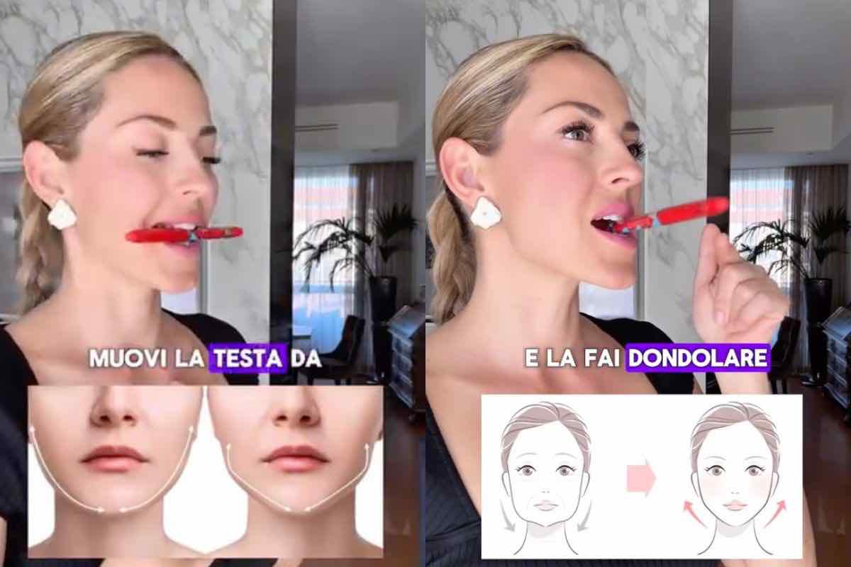 Natalia Gera esercizi viso