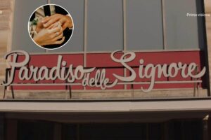 insegna paradiso delle signore e fedi nuziali