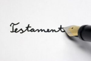 scrittura del testamento