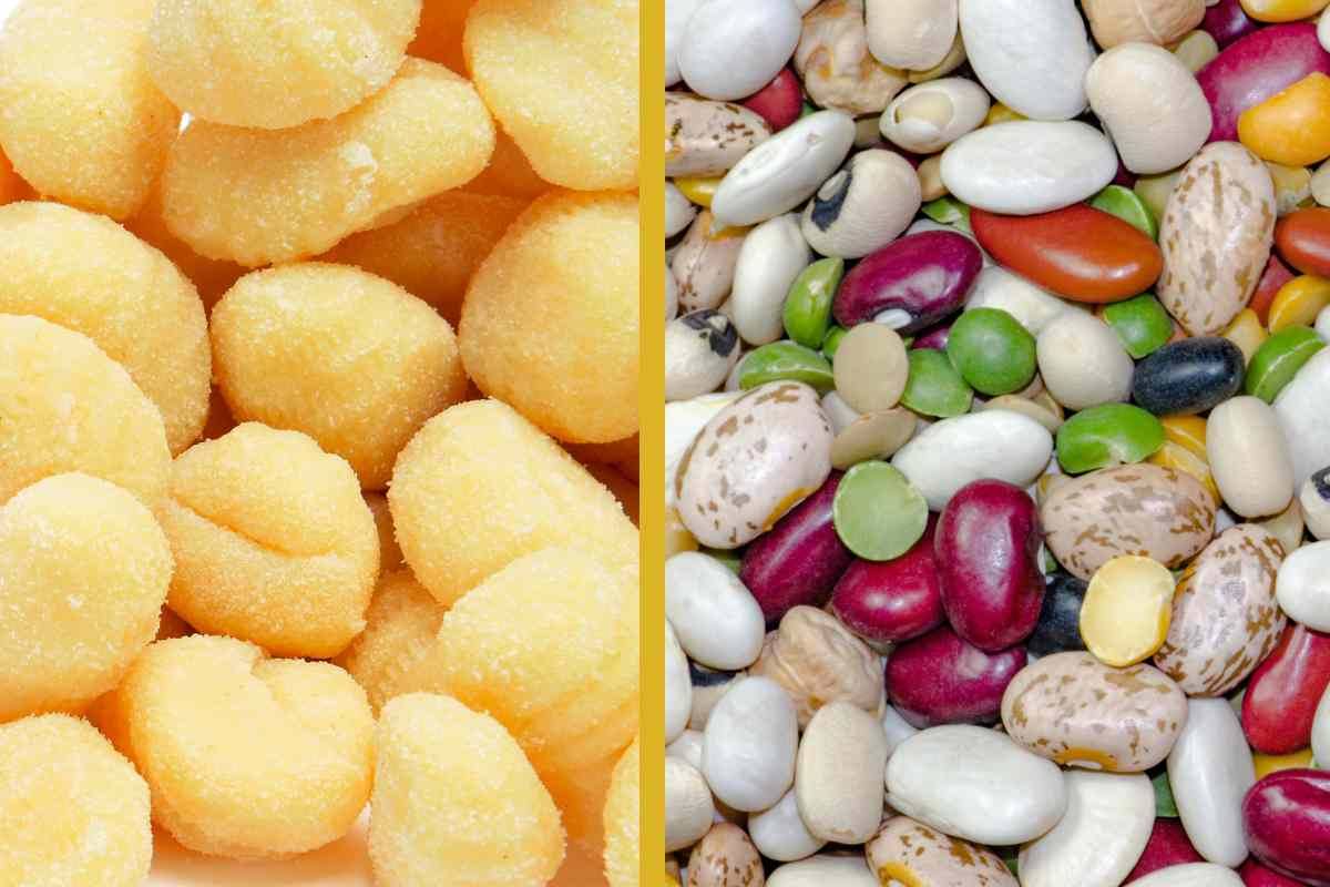 Gnocchi e legumi