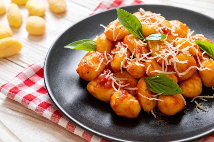 Gnocchi nel piatto