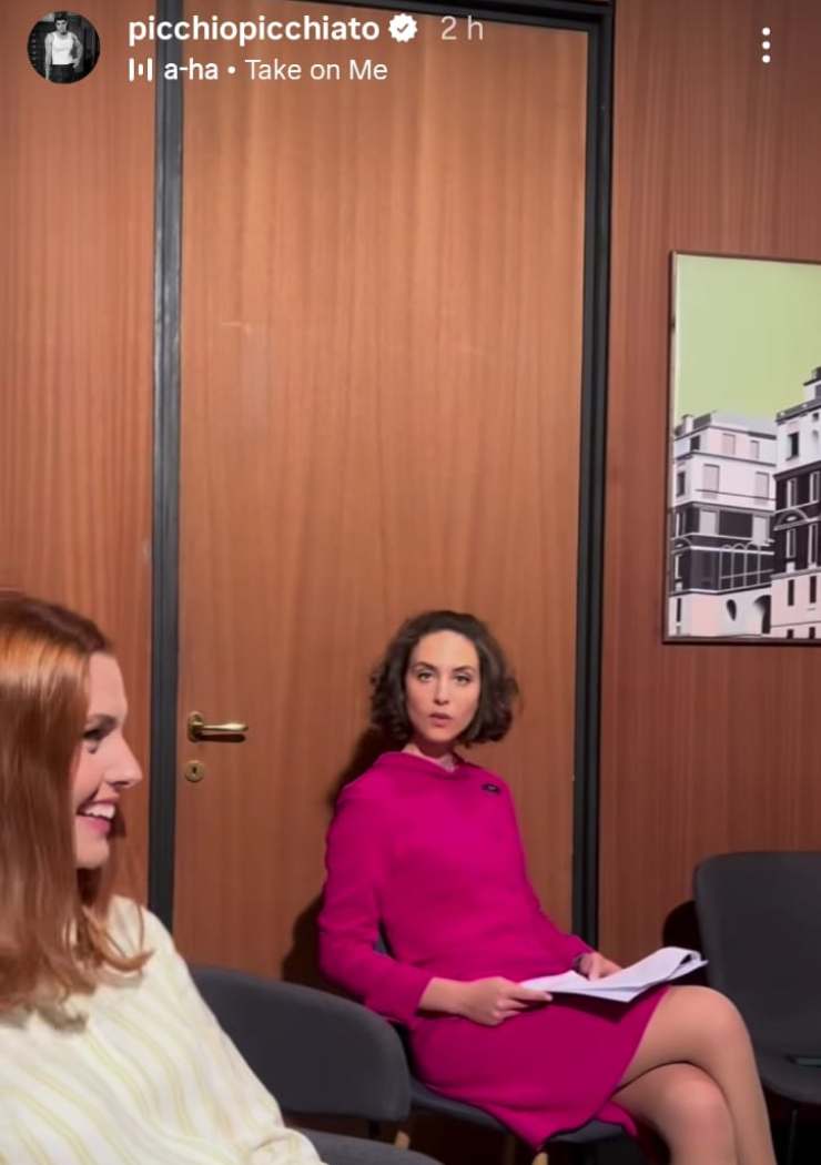 storia Instagram di Pietro masotti con silvia bruno e arianna amadei