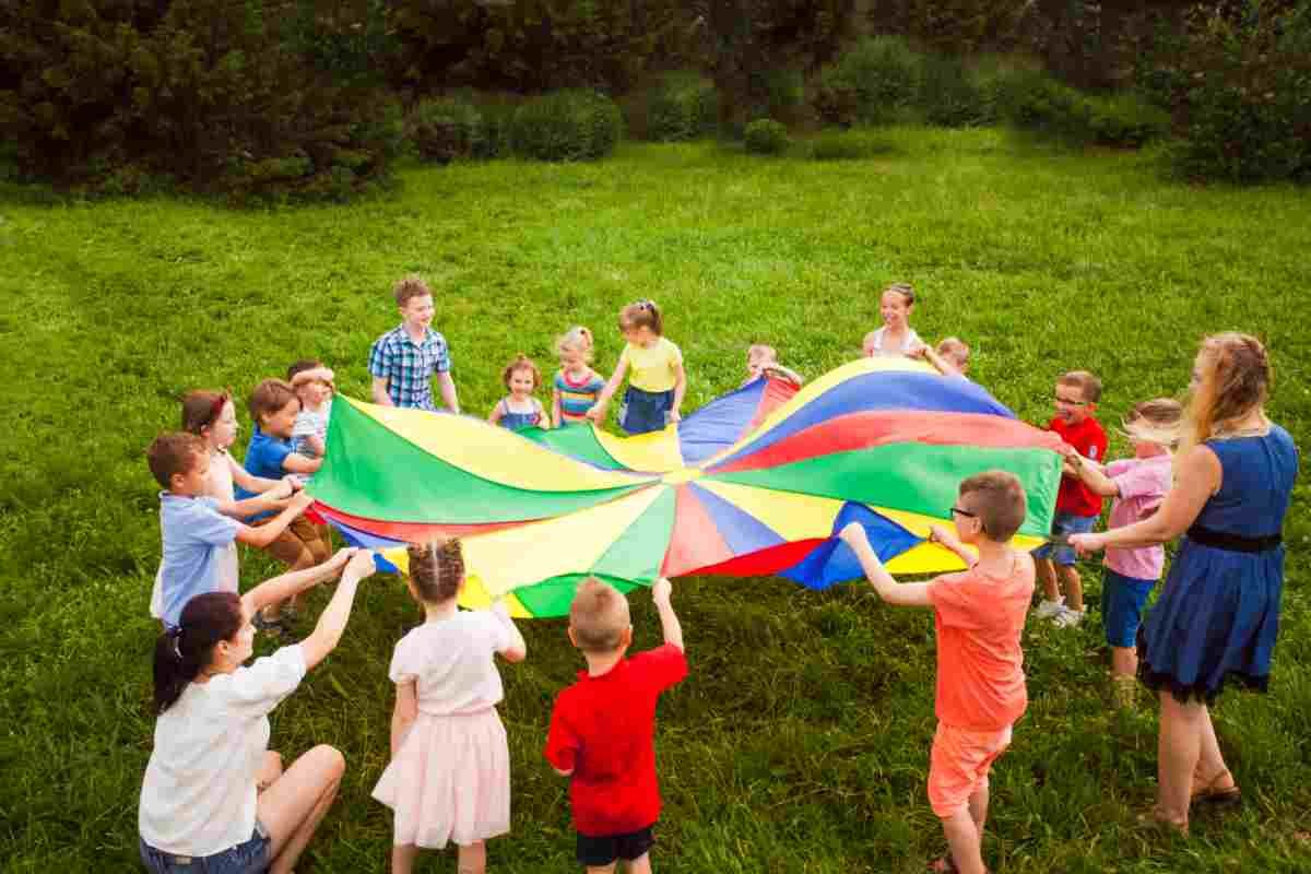 Bambini al campo estivo