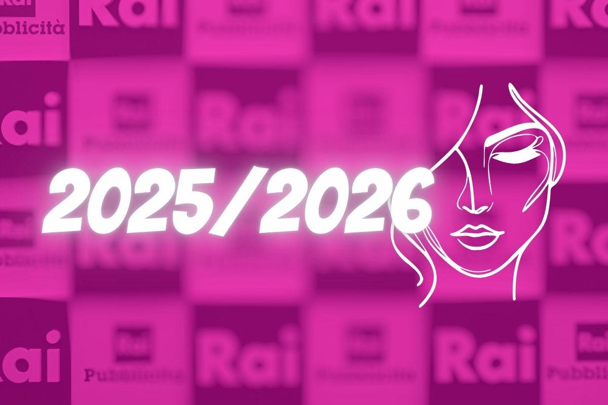 Rai, scritta 2025/2026 e volto femminile