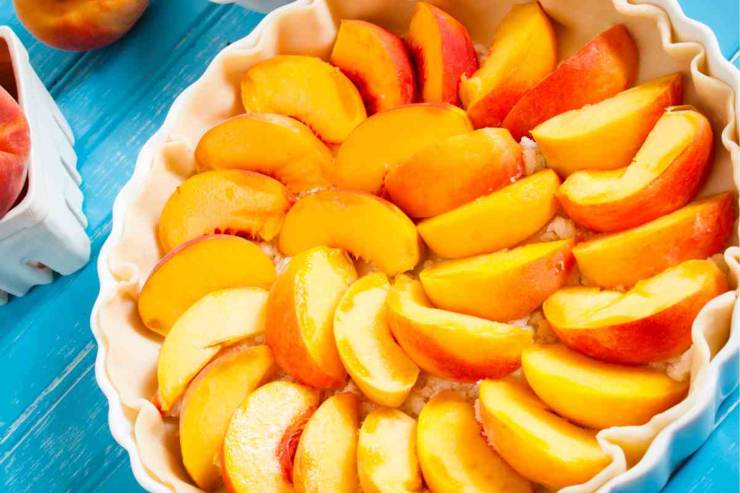 Torta di pesche