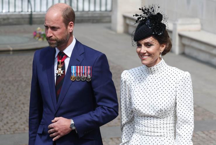 Kate e William sorridenti