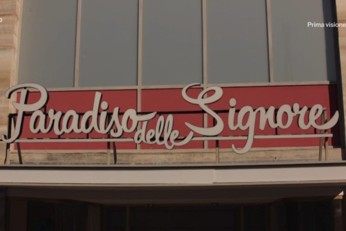 insegna de il paradiso delle signore
