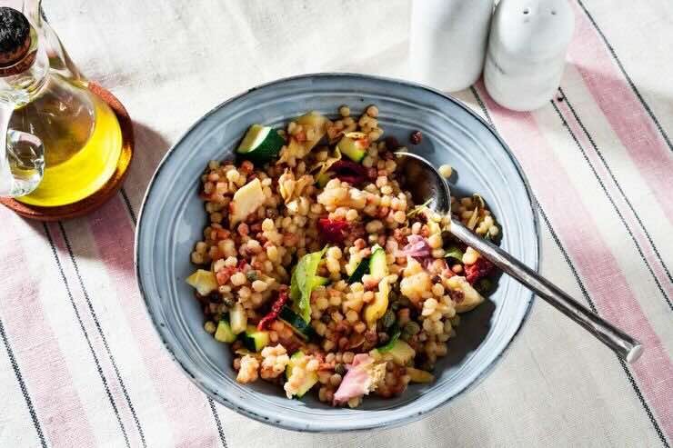 Fregula con verdure