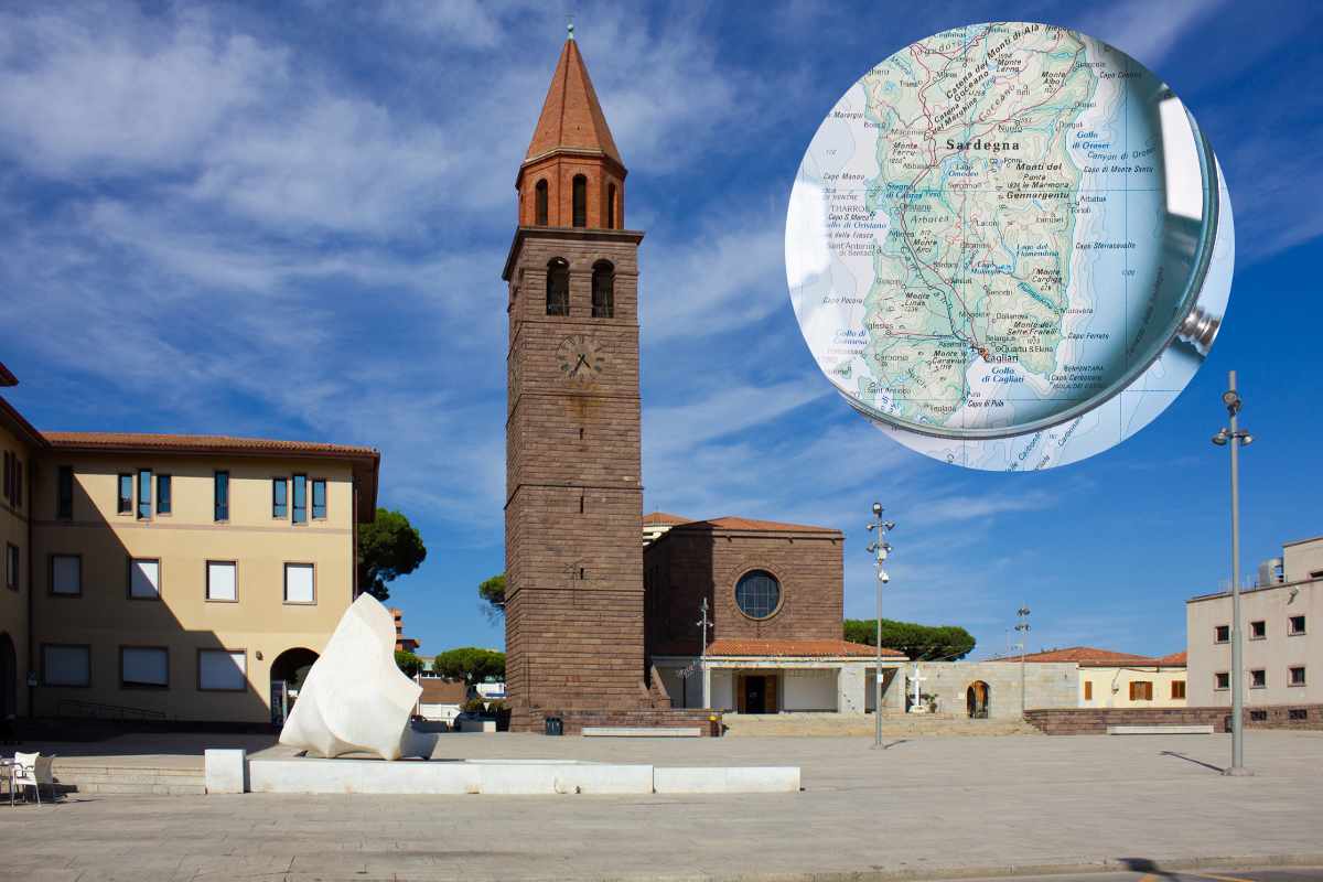 chiesa san ponziano e mappa sardegna