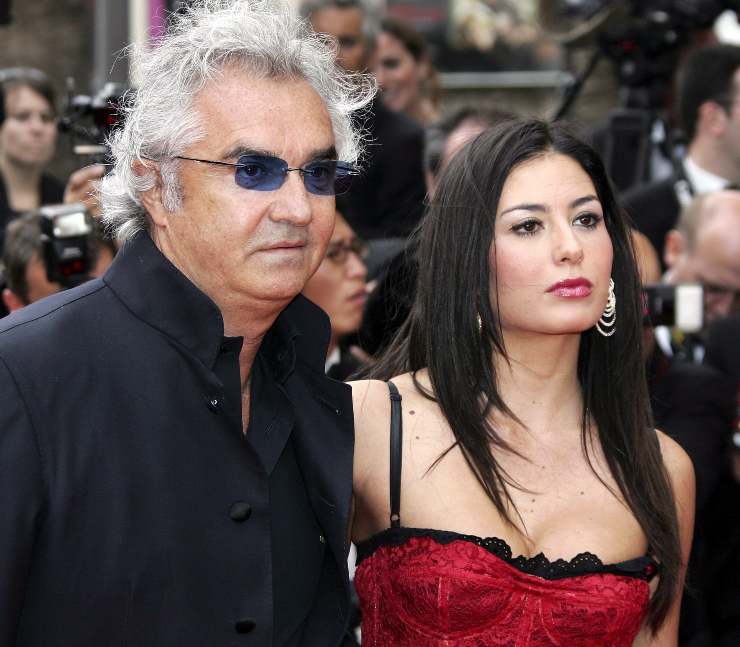 Vecchia foto di Elisabetta Gregoraci e Briatore