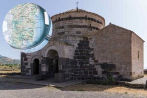 chiesa santa sabina e mappa sardegna