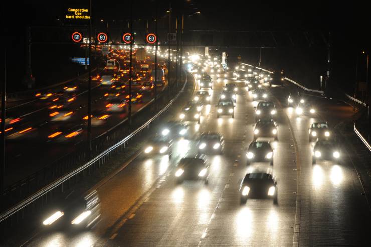 autostrada di notte