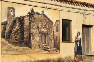 facciata casa murales semestene